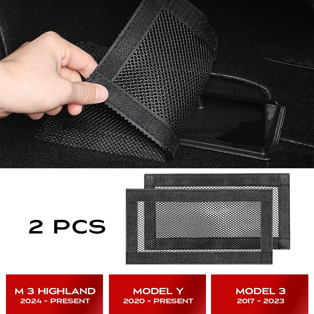 2 Pcs For Tesla Model Y 3 Highland 2024 New Launch 2025 Air Vents Cover Under Seat Outlet Protector Anti-blocking Accessories
