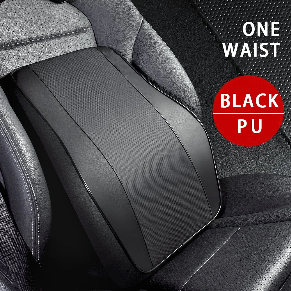 Car Neck Headrest Pillow Support Cushion Car Breathable Memory Foam Slow Rebound Guard Car Lumbar Pillow Car Accessories