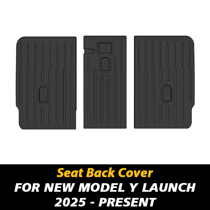 For New Tesla Model Y Launch 2025+ Juniper TPE Floor Mat & Cargo Liner All Weather Trunk Mats Floor Liner Seat Backrest Mats