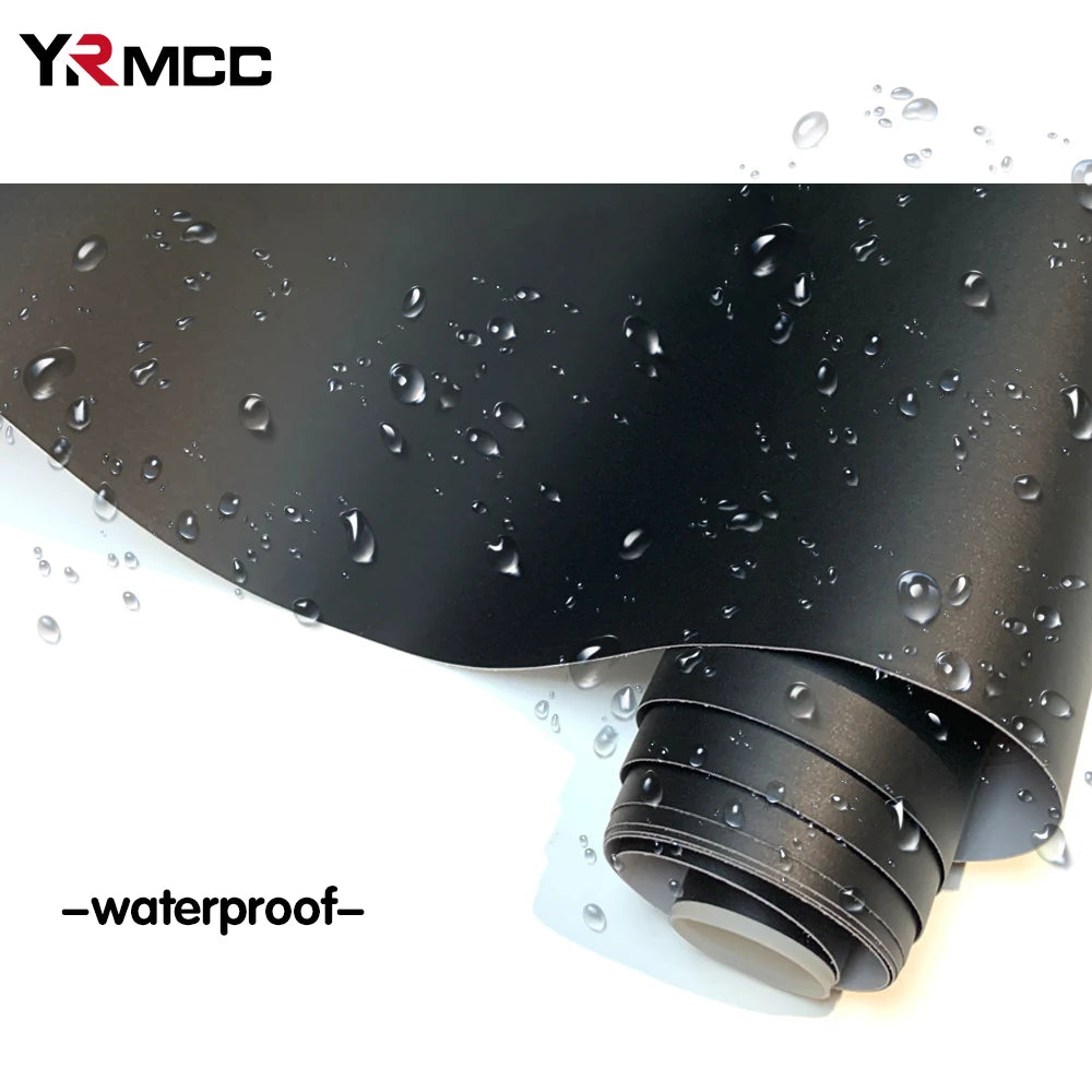 Car Stickers Matte Black Vinyl Auto Tuning Wrap Waterproof Motorcycle Helmets Stickers Car Body Film Vinyl Vehicle Accessories