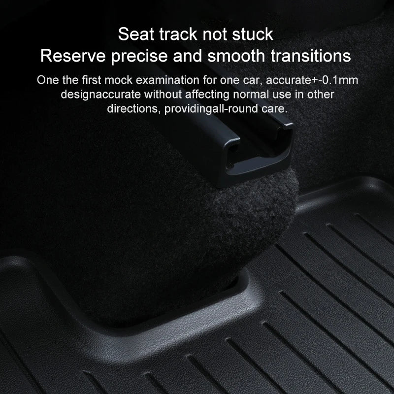 Car Floor Mats for Tesla Model 3 Y 2019-2025 Car Four Seasons Waterproof Non-slip Floor Mat NEW TPE Special Car Accessories