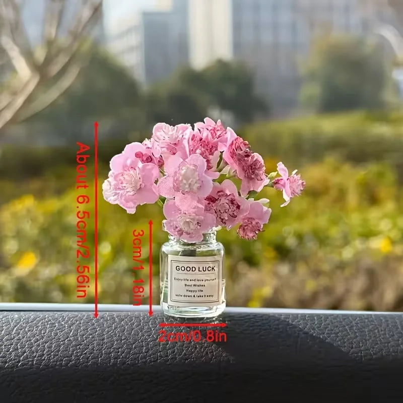 1pc exquisite simulation miniature flower POTS, for desktop decoration, DIY handicrafts, car decoration