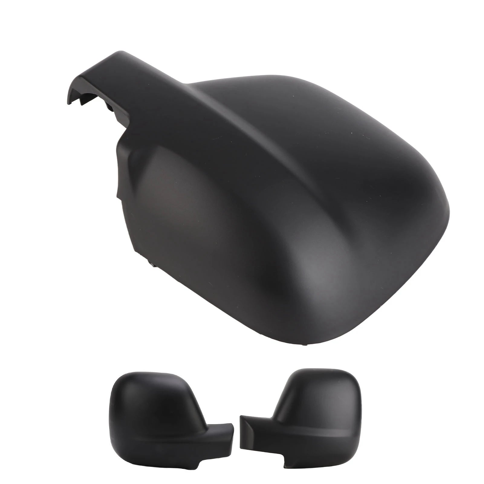 Rearview Mirror Cover Cap Black Stylish Scratch Resistant Wing Mirror Cap for Citroen Berlingo B9 2012 to 2018