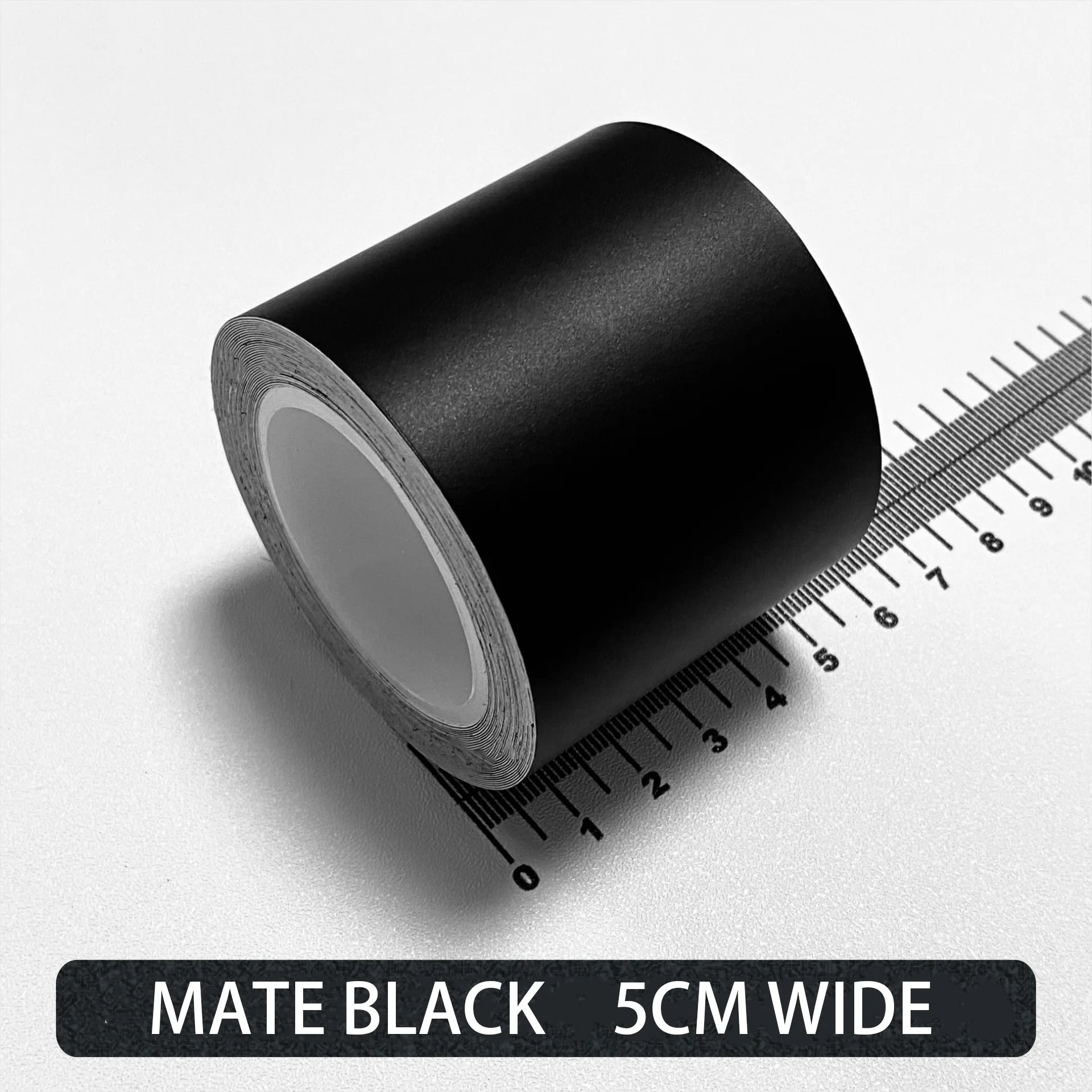 Carbon Fiber Car Stickers Self-adhesive Automotive Wrap Tape Matte Black Protective Car Film 3D Vinyl Door Strip Accessories
