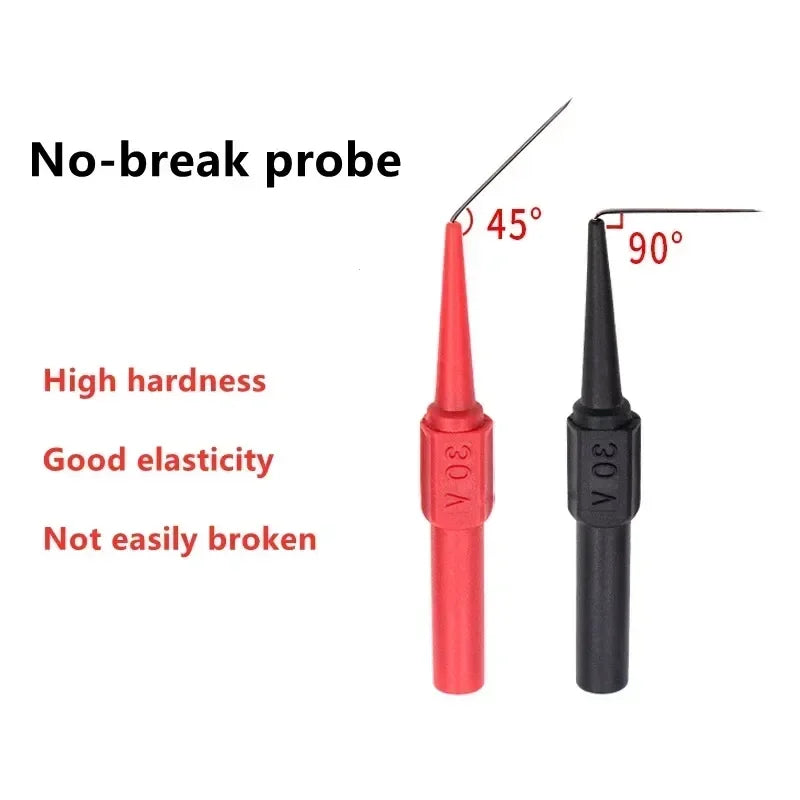 0.7mm 30V Car Tip Probes Diagnostic Tools Auto Multimeter Test Leads Extention Back Piercing Needle Tip Probes Mechanical Tools