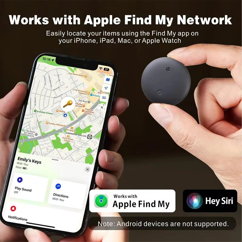 New Mini GPS Tracker For Apple iOS System Find My APP Air Tag Child Finder Pet bike Bag Loss Tracker Smart Bluetooth Airtag