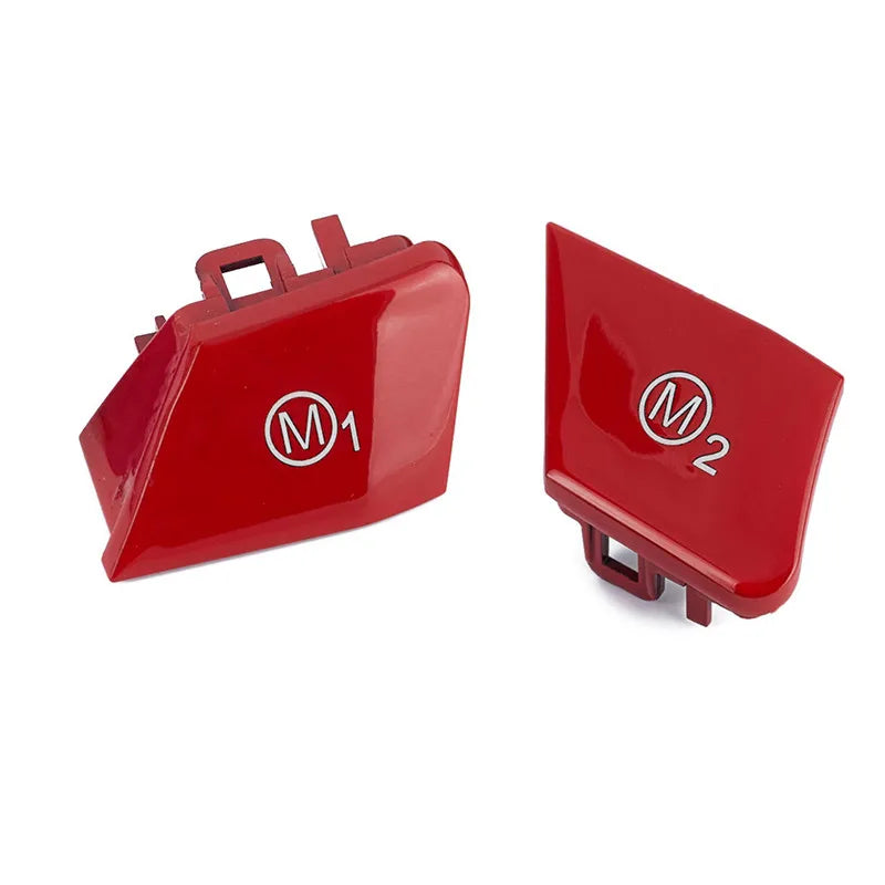 Car Steering Wheel M1 M2 Switch Replace Button Cover Trim Fit For BMW F20 F22 F30 F32 F36 F10 F12 F15 F16 M3 M4 M5 M6 X5M X6M