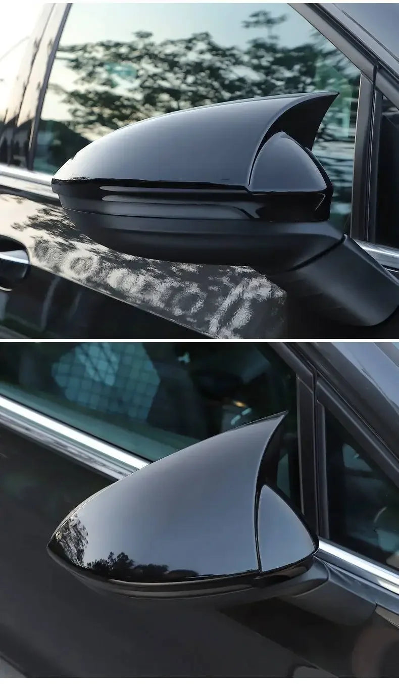 Car Side Mirror Cover For VW Golf 8 MK8 GTE GTD GTI R-Line 2020-2022 Rearview Mirror Cover Trim Wing Cap Exterior Rear View Case