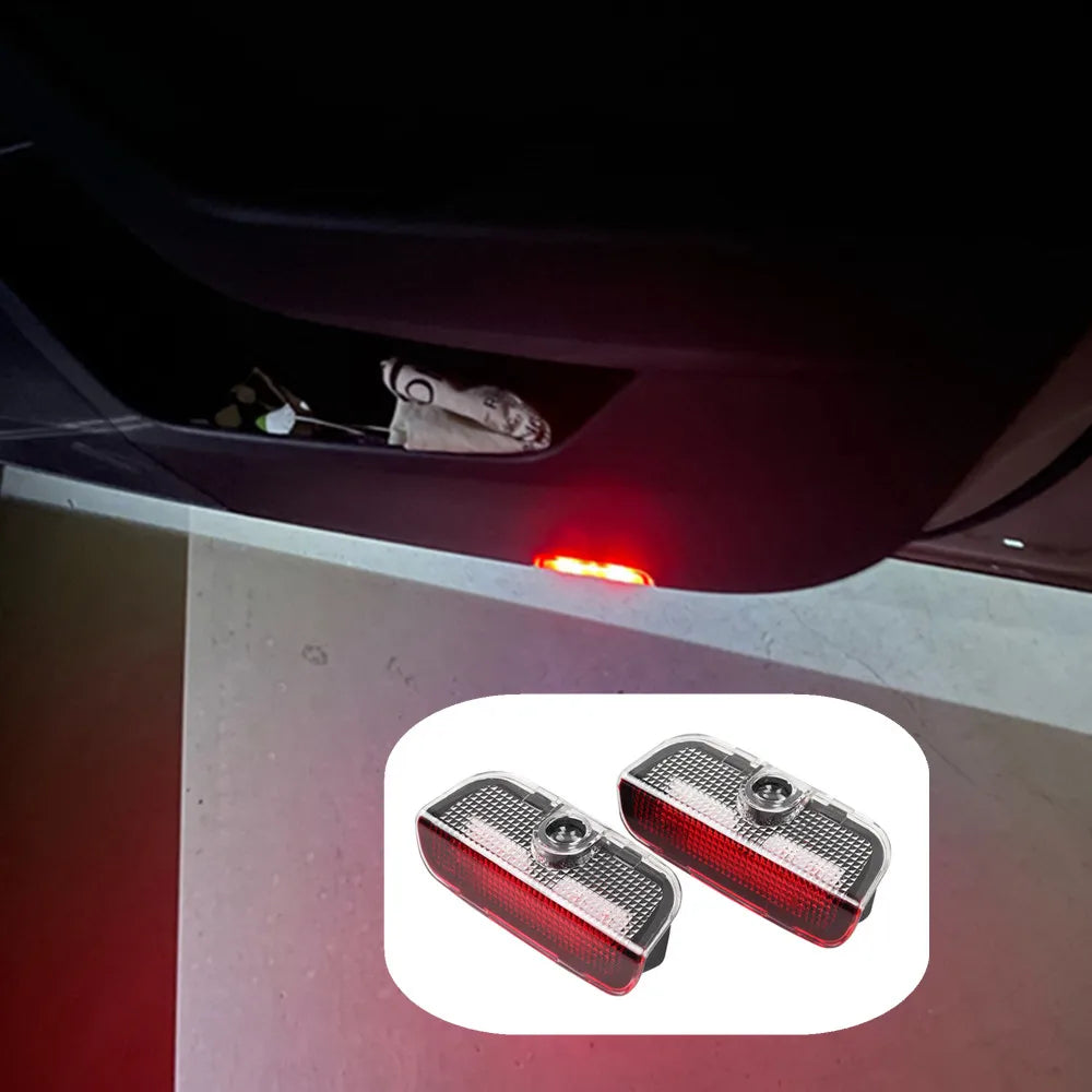 LED Car Door Welcome Projector Ghost Shadow Light Bulb Accessories For VW Tiguan MK1 MK2 Scirocco Touran 5T1 Sharan 7N Arteon CC