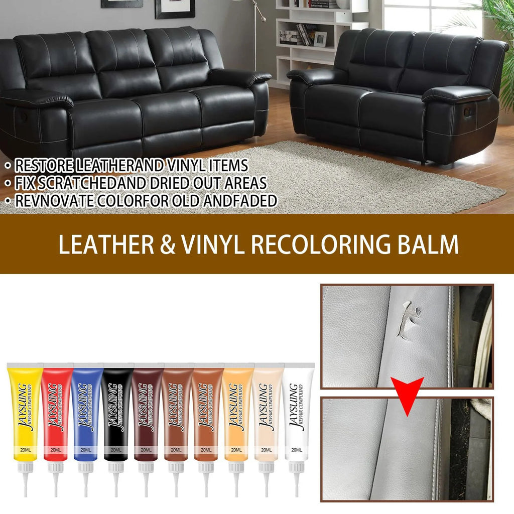 20ml Leather Repair Gel Color Car Repair Scratches Cracks Sofa Auto Seat Leather Complementary Refurbish Cream Repair Paste
