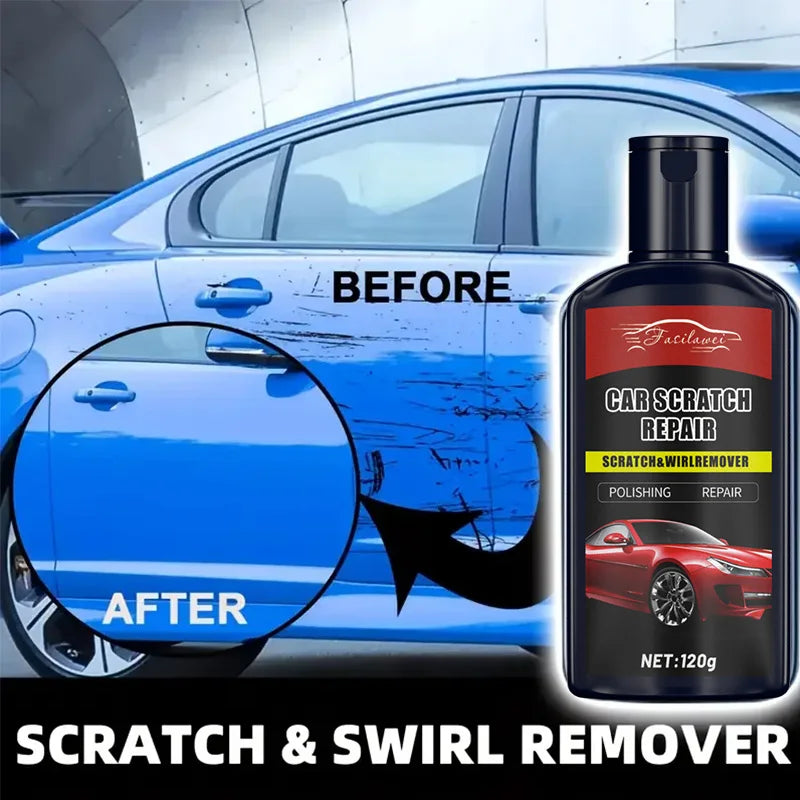 Nano Brilliant Car Scratch Remover and Polish Kit - Scratch repair wax for swirls, scratches, and minor paint damage