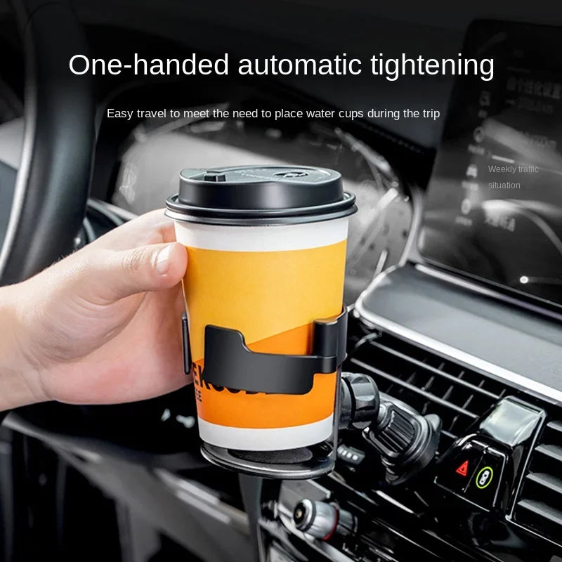 Car Water Cup Holder Tea beverage Holder Car air conditioning outlet ashtray fixed frame seat multi-function
