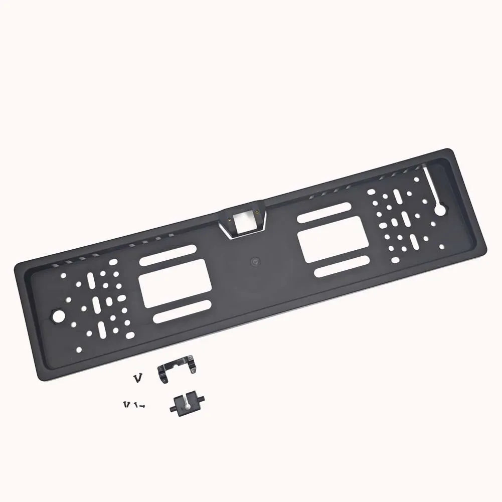 4/8/12LED  European License Plate Rearview Camera Frame Reverse Backup Camera Night Vision for Truck Car SUV, Camper Pickup