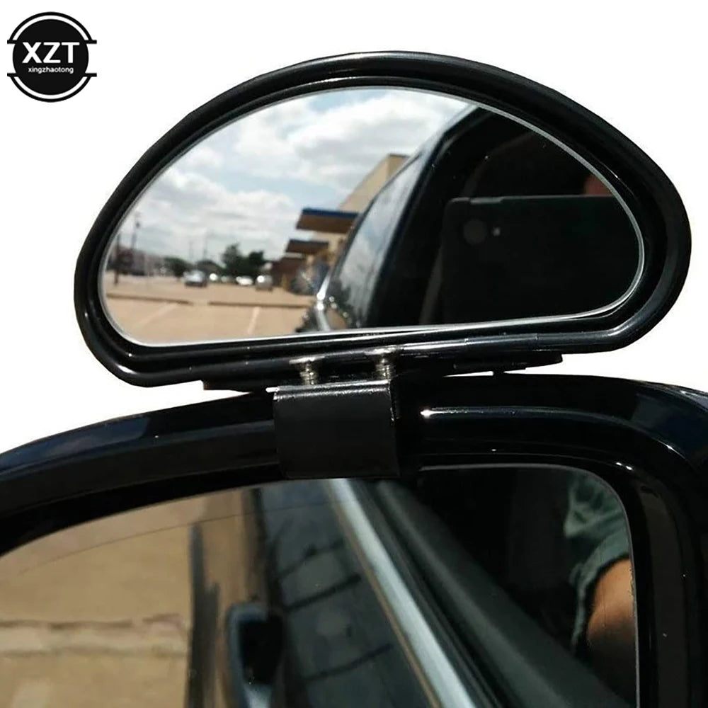 Car Adjustable Wide Angle Side Rear Mirrors High-Definition Convex Blind Spot Mirror Snap Way Parking Auxiliary Rear View Mirror