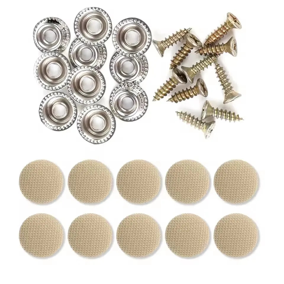Universal Car Roof Lining Repair Buttons Auto Headliner Retainer Snap Rivet Fastener Ceiling Cloth Fixing Buckle Interior Decor