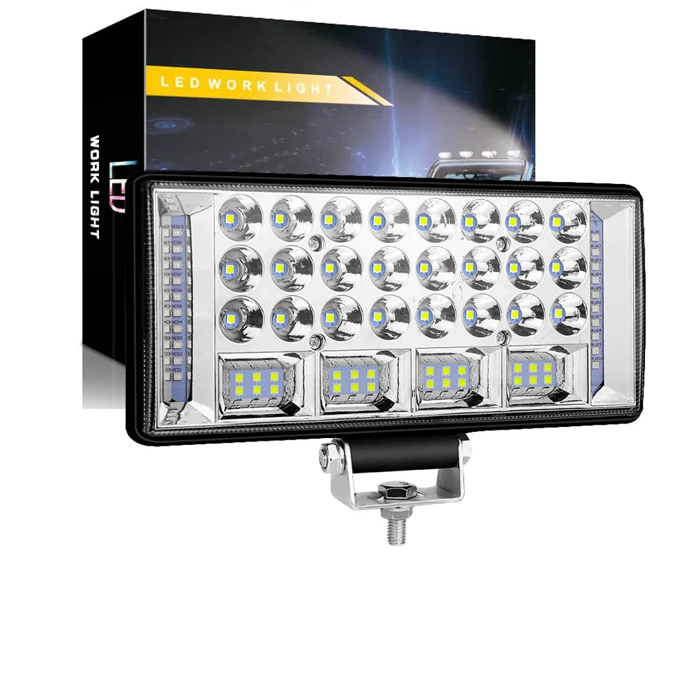 2pcs 4inch 5inch 6inch LED Light Bar Offroad Spot Flood LED Work Light for Truck Car Boat Tractor 4x4 Atv Headlights 12V 24V