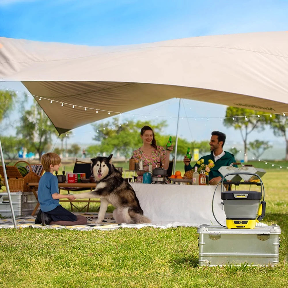 Germany Kahe small magic box outdoor lithium cleaning machine home wireless high pressure car wash water gun portable artefact o