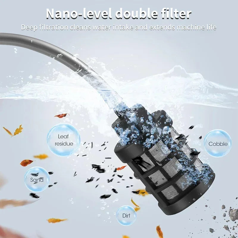 60BAR Wireless High Pressure Car Wash Water Gun Car Washer Self Priming Sustain 300W For Auto Home Garden Cleaning Car Washing