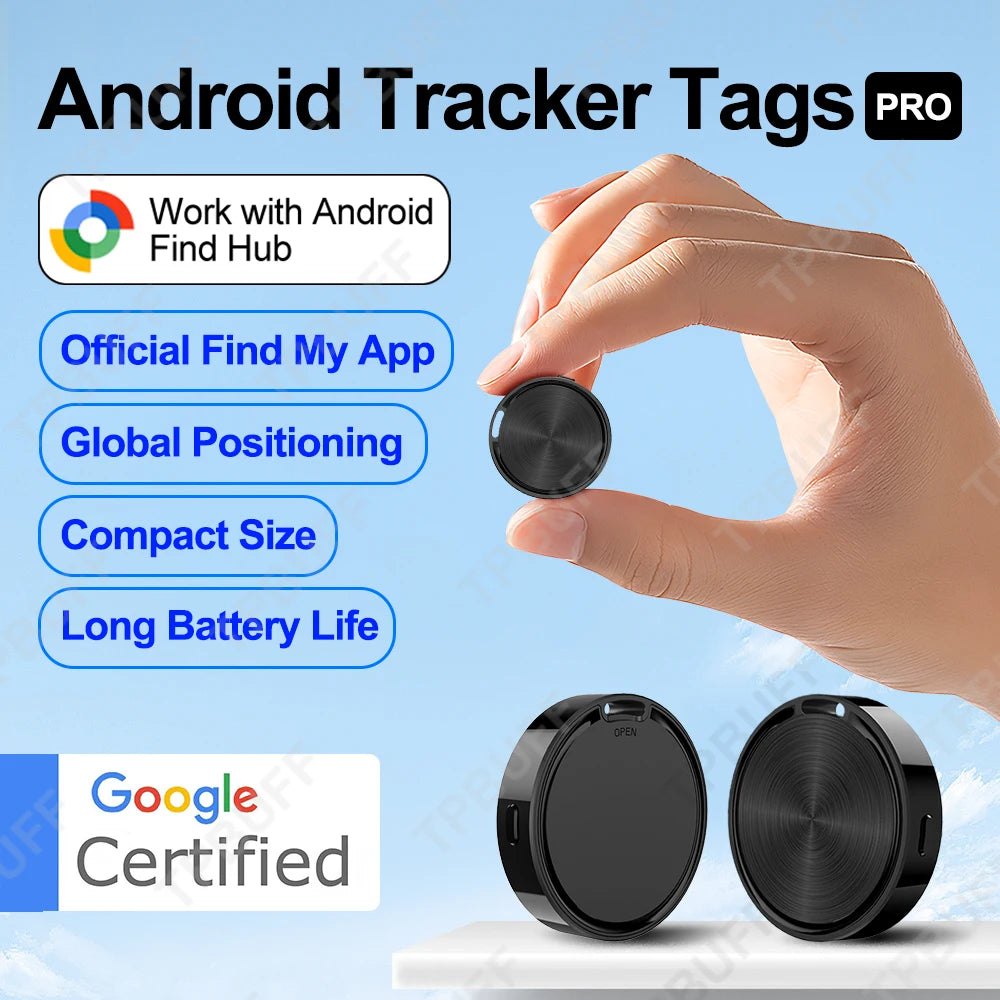 Google Find My App Android Find Hub Gps Locator Airtag Case Gps Vehicle For Bicycle Car Motorcycle Cats Smart  Consumer Electron