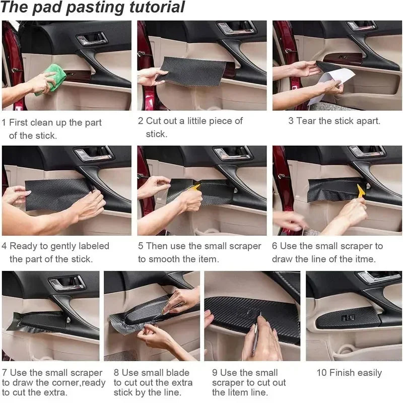 1 Car Interior Moulding PU Leather Gap Filler DIY Braid Trim Strip Universal Self Adhesive Luxury Car-Styling Sticker