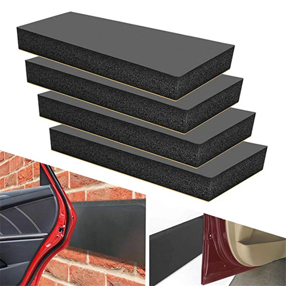 4pcs Car Door Protector Car Anti-Collision Strips Garage Anti-Collision Block Corner Bumpers Guard Foam Parking Space Warehouse