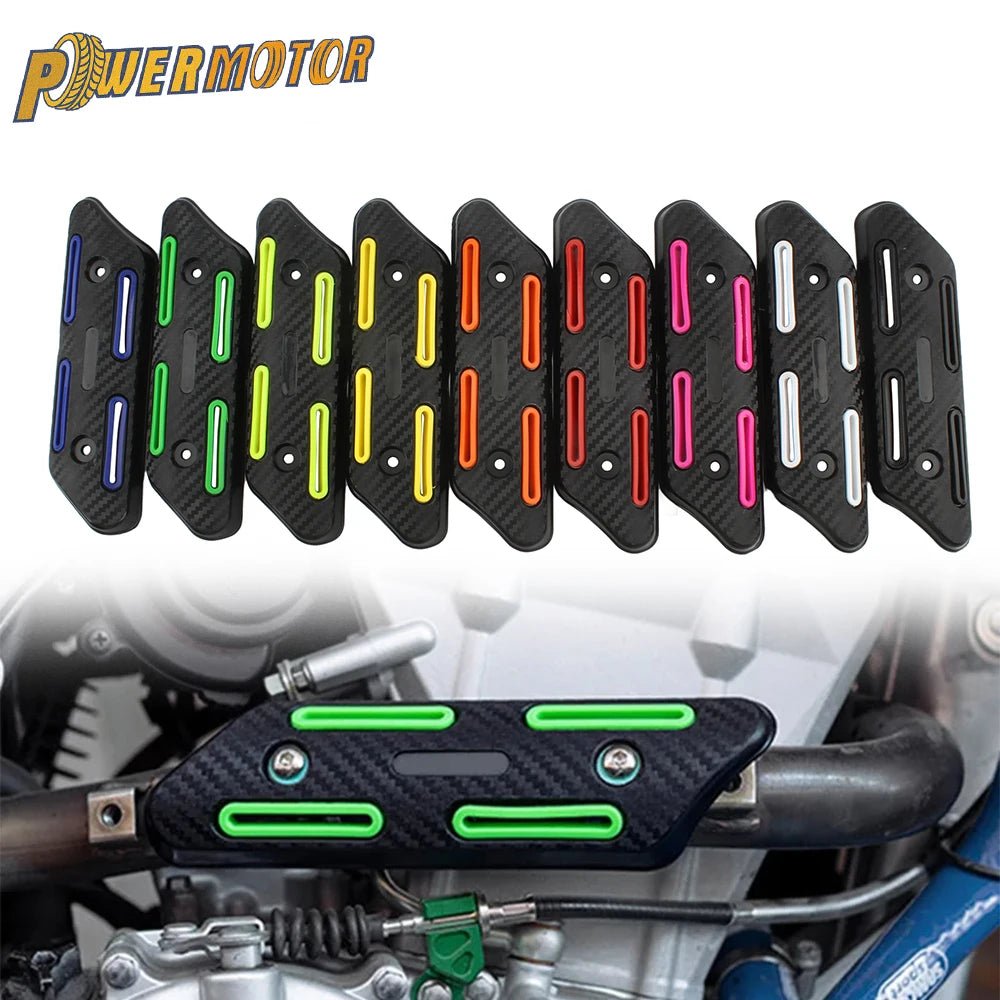 Motorcycle Exhaust Heat Insulation Protector Retrofit Motorbike Universal Anti-scalding Guard Exhaust Heat Insulation Guard