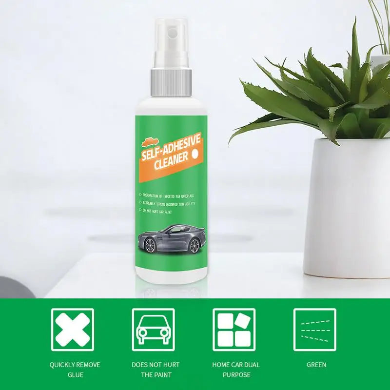 100ml Car Sticker Remover Kits Sticky Residues Removal Car Glass Label Cleaner Adhesive Glue Spray For Car Accessories