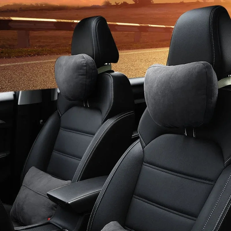 Top Quality Car Headrest Neck Support Seat Soft Neck Pillow Breathable For Maybach S Class Design Universal Protector Neck