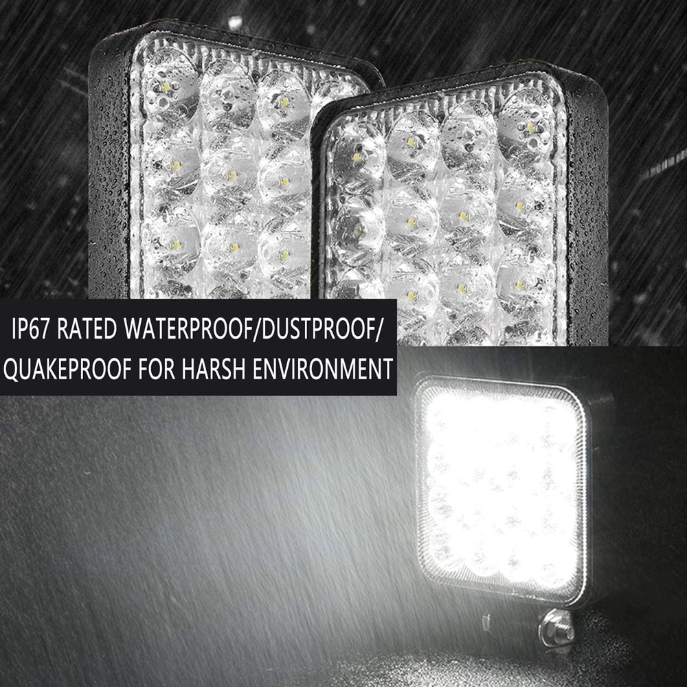 NLpearl Car LED Light Bar 42W 48W Work Light Offroad Spotlight For Trucks Tractor Boat SUV ATV 12V 24V LED bar fog Headlight