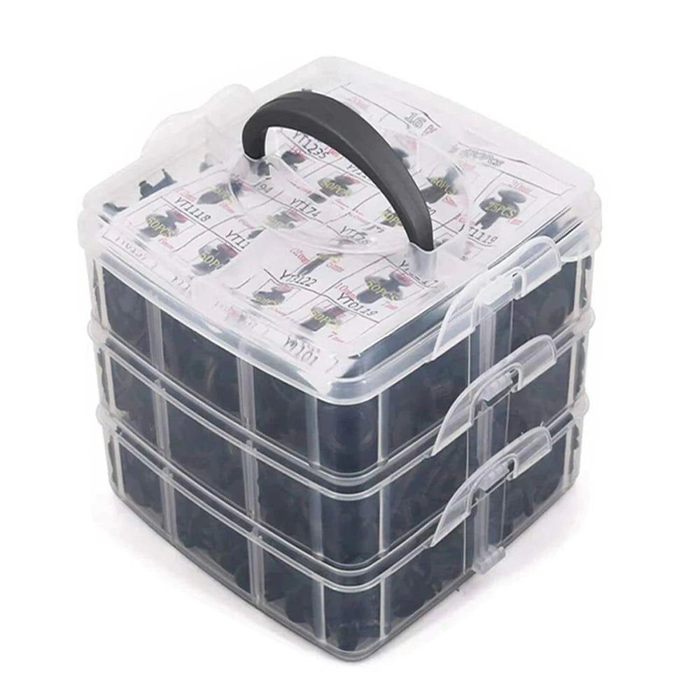 Mixed Size Car Plastic Retainer Clips Automobile Fender Push Pin Rivet Door Trim Panel Retainer Automobile BumperFasteners Tool