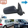 Right off Side Electric Wing Door Mirror Primed Heated O/S For 97-04 VW Golf MK4