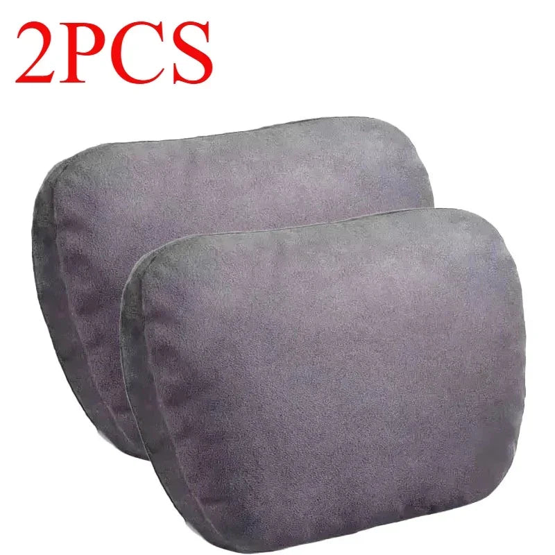 2PCS Memory Cotton Car Headrest Neck Support Car Accessories Seat Class Soft Universal Adjustable Car Pillow Neck Rest Cushion