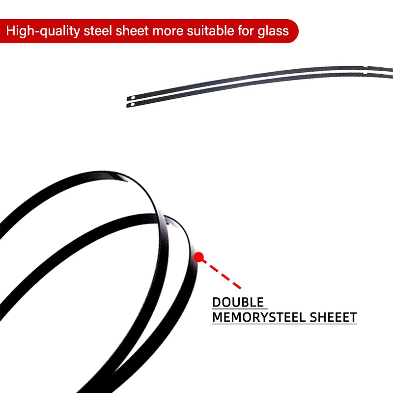 1Pc Universal J-Hook U-type Wiper Blade Boneless Wiper Quiet Durable Car Windshield Wiper Blade 14 "16" 18 "19" 20 "21" 22 "24"