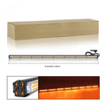118cm 46.5" COB LED Light Bar with Flashing Lights for Car and Trucks Strobe Bar for Roadside Emergencies and Construction