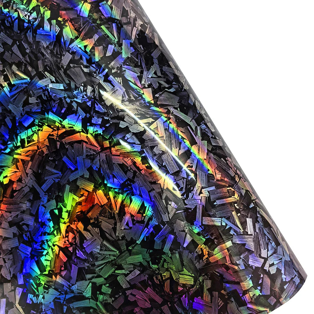 10~50cm*152~300cm High Glossy Black Silver Red Forged Carbon Fiber Vinyl Wrap Film on the Hood Adhesive Vinyl for Car Stickers