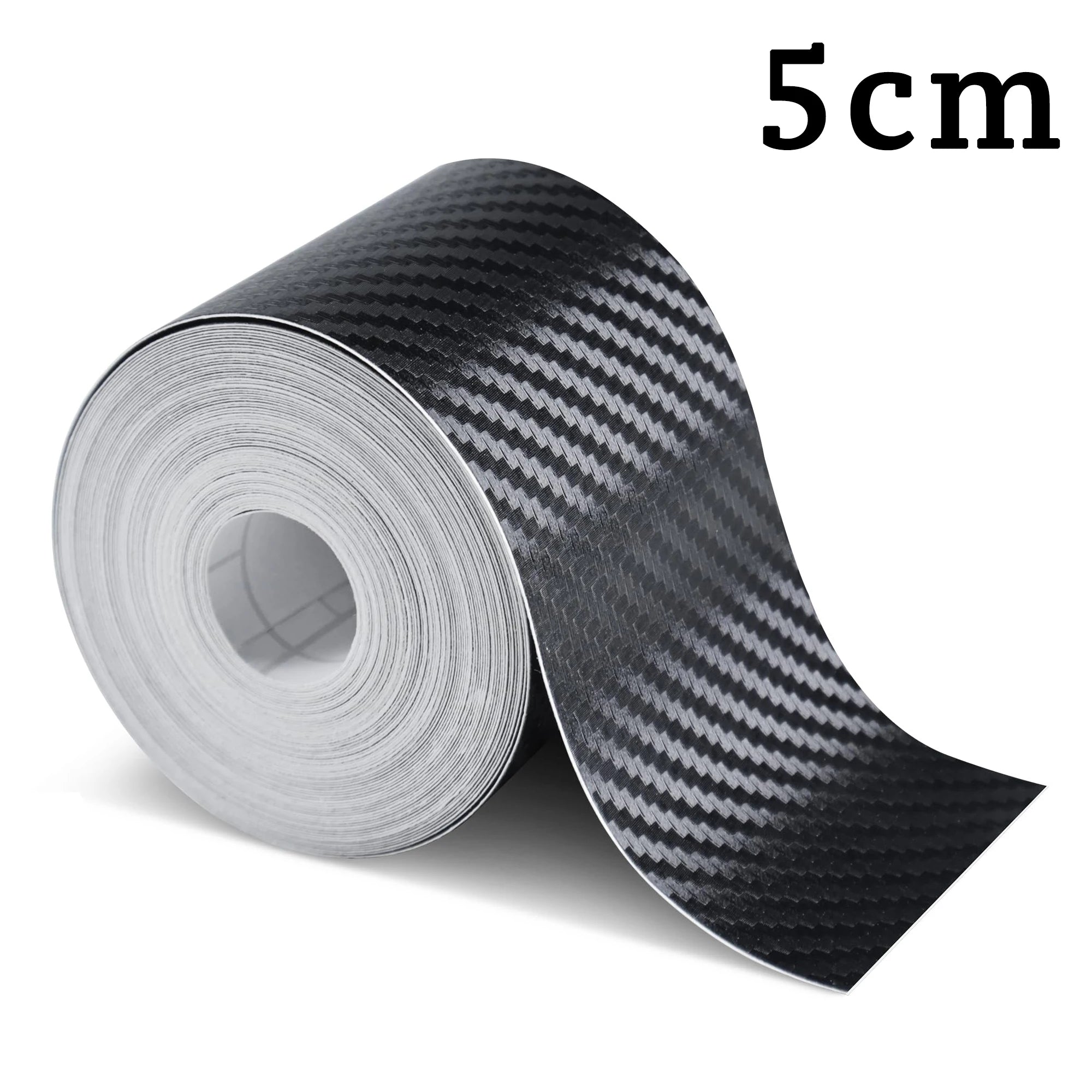 Carbon Fiber Car Door Edge Bumper Protector 3D Sticker Tape Wrap Transparent Anti-Scratch Film Vehicle Protect  Waterproof Body