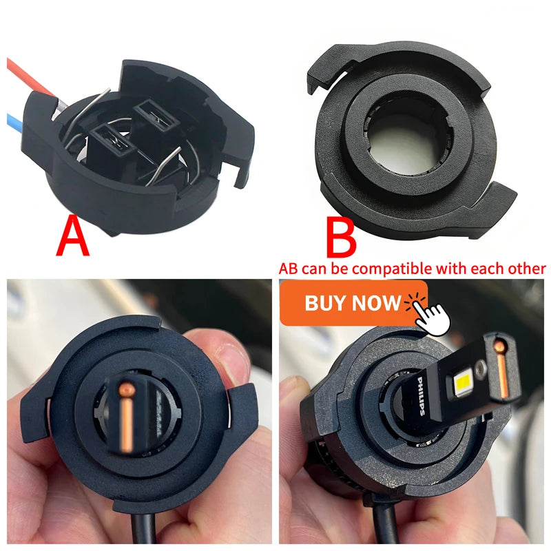 Philips Ultinon Rally 3551 LED H4 H7 H11 HB3/4 H18 H19 HIR2 Car Headlight 6500K White Max Power 100W Max Lumen 9000lm LED Bulb