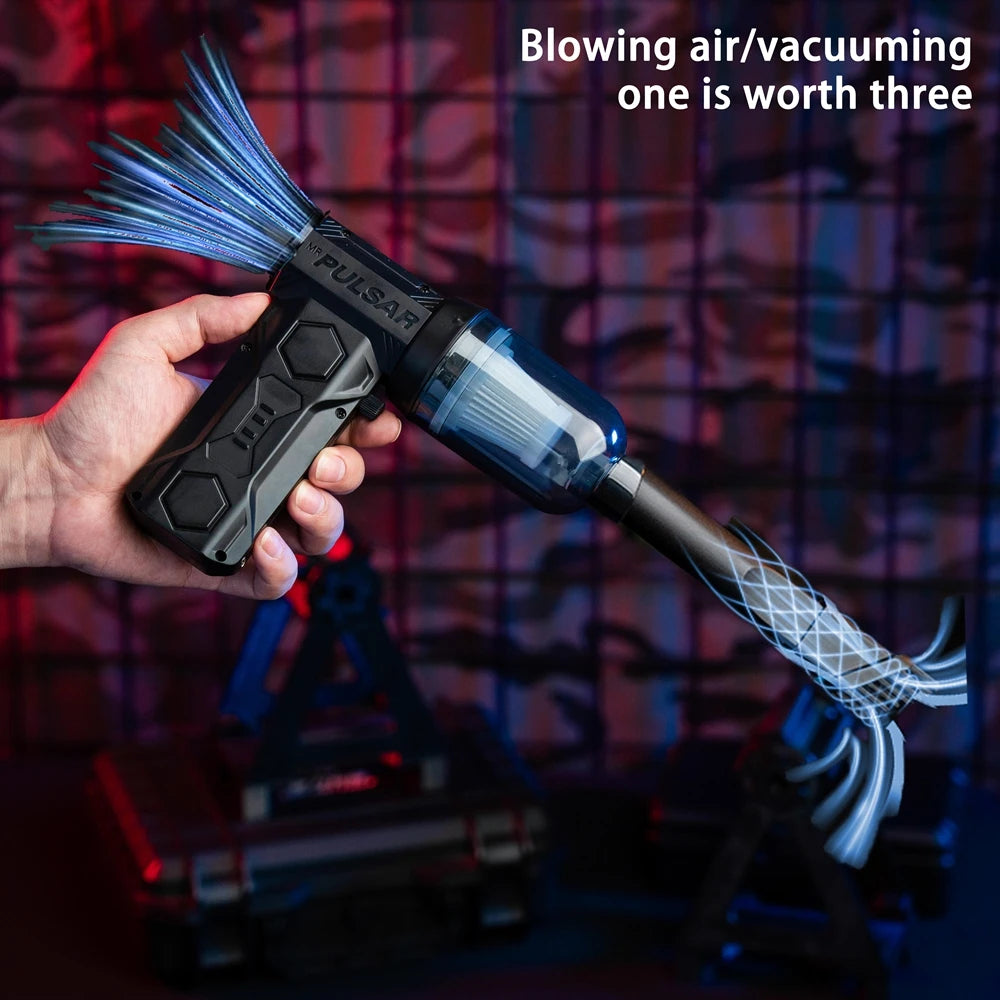 990000RPM Turbo Jet Blower Strong Blowing Force Small Vacuum Cleaner Blower Car Cleaning Water Dry 10000mAh Battery Air Blow Gun