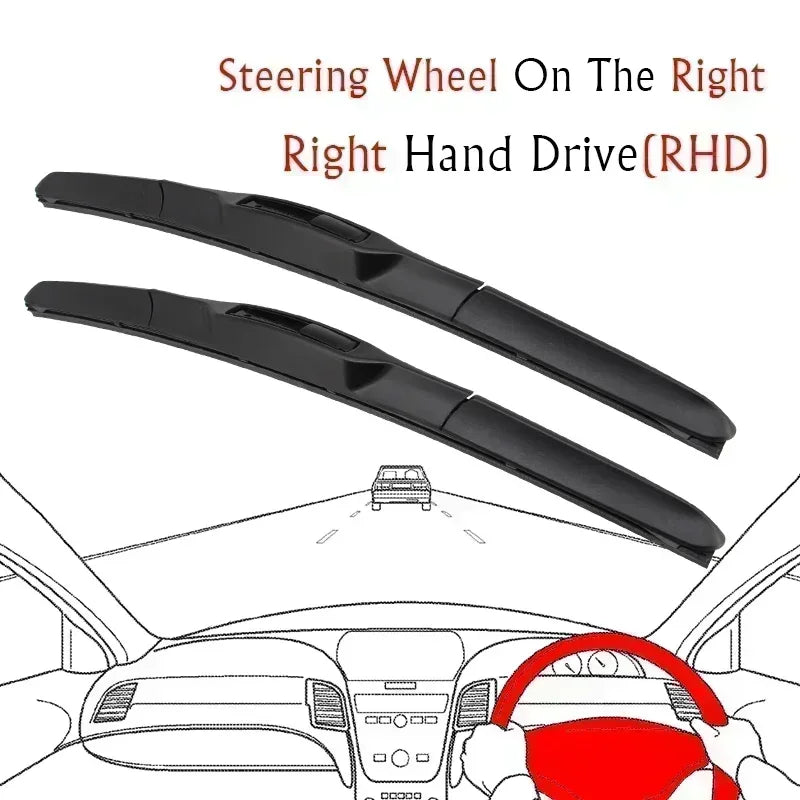 Car Wiper RHD & LHD Front Wiper Blades 20"+19" For Toyota MR2 Spyder 2000-2005 Fit U Hook Arm Windshield Windscreen Front Window