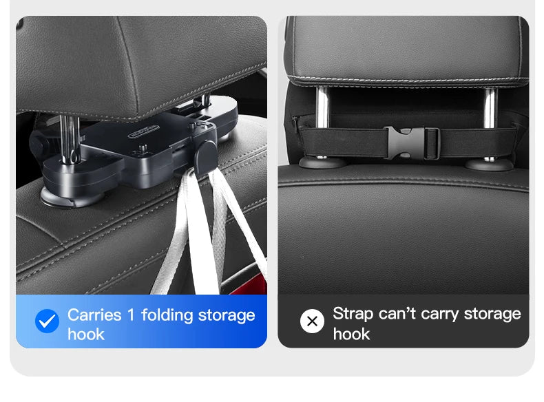 Leather Car Seat Headrest Cushion Multi-Function Memory Foam Car Neck Pillow Adjustable Car Headrest Pillow Auto Accessories