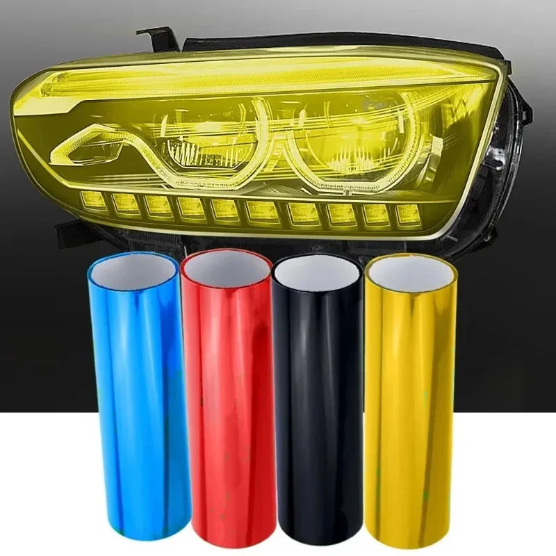 Car Headlight Tint Fog Light Taillight Smoke Tint Vinyl Film Waterproof Film for Headlights Car Body Film Sticker Accessory