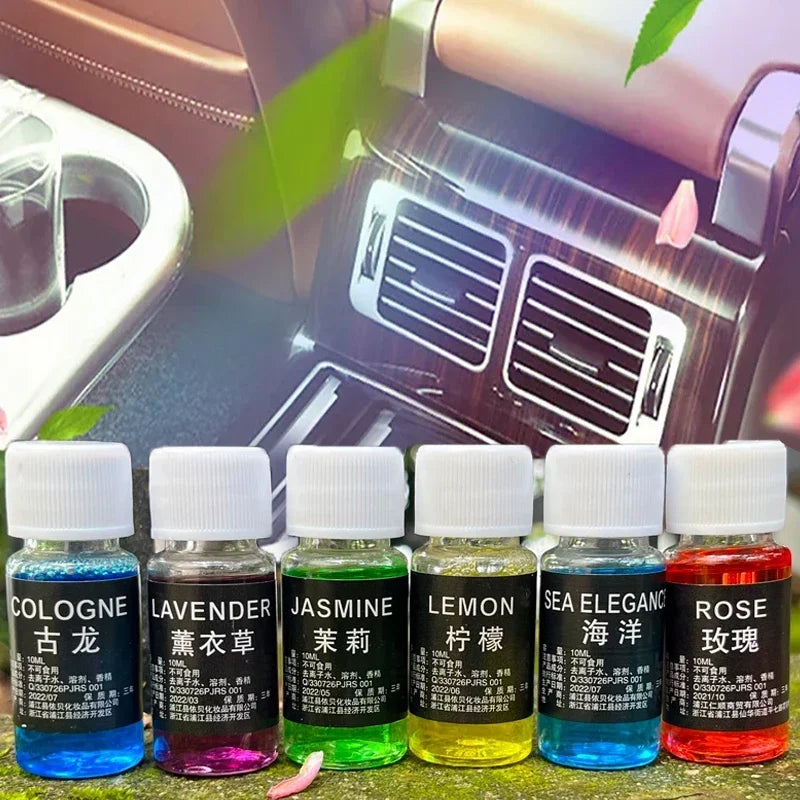 1/7PCS Air Freshener Car Perfume Refill Natural Plant Essential Oil Aroma Diffuser Fragrance Humidifier Essential Oil Freshener