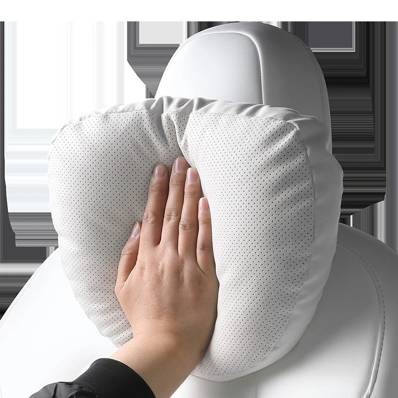1Pcs Car Seat Headrest Neck Pillow for Tesla Model Y/X/3/S Head Lumbar Relief Support Soft Comfort Memory Cushion Protect Cover