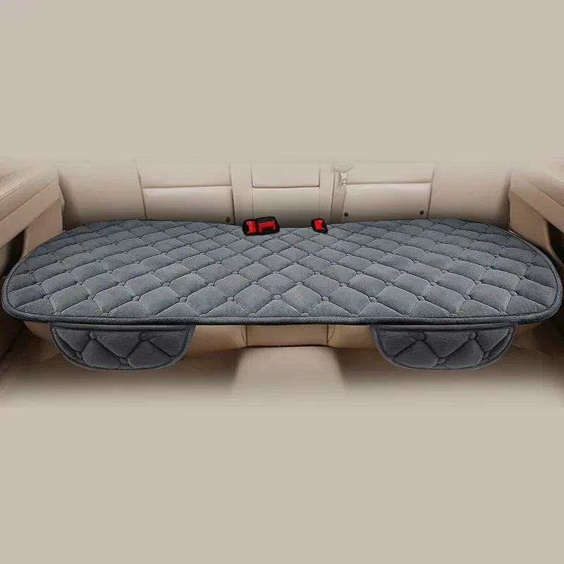 Car Seat Covers, Warm Seat Cushion Protector, Plush Seat Cover, Universal for Sedan, Hatchback, SUV, Autumn, Winter