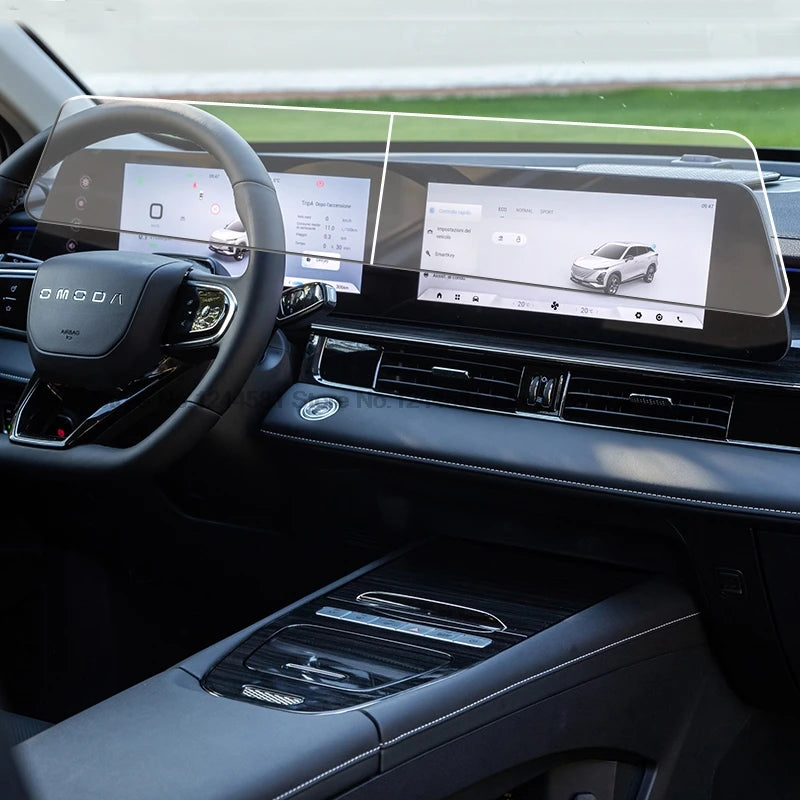 Tempered Glass Protector For OMODA E5 2024 2025 car navigation 12.3 inch Infotainment dashboard instrument OMODA E5  accessories