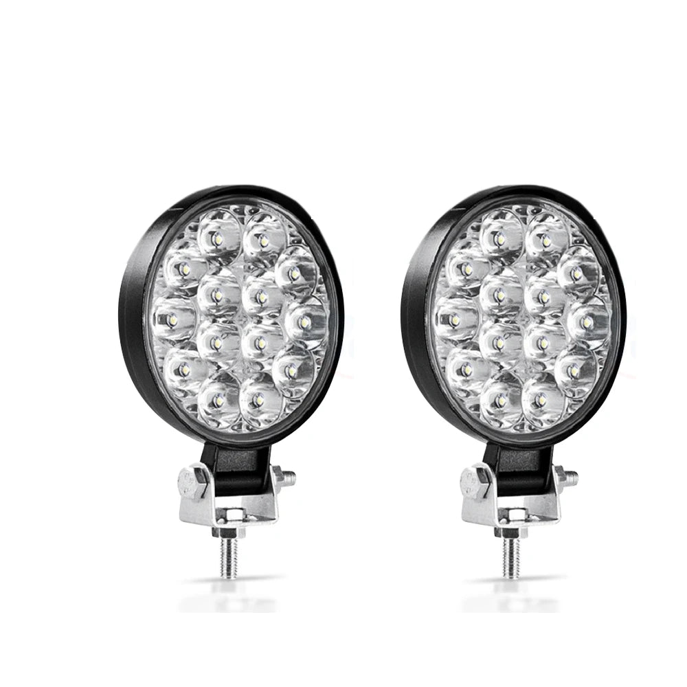 NLpearl Car LED Light Bar 42W 48W Work Light Offroad Spotlight For Trucks Tractor Boat SUV ATV 12V 24V LED bar fog Headlight