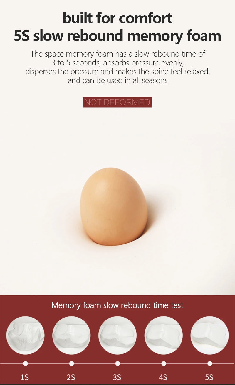 3D Nappa Leather Memory Foam Headrest Car Neck Pillow Support Neck Rest Pillow for Car Pain Relief Travel Neck Support