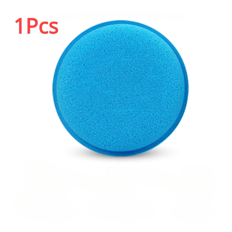 10Pcs Round Car Waxing Polish Sponges Car Detailing Tools High Density Foam Applicator Pads Curing and Polishing Sponge Car Wash