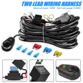 Loom Cable Kit 3M 12V 24V 40A with Fuse Box Wiring Harness Relay Car LED Light Bar Wire for Auto Driving Offroad LED Work Lamp