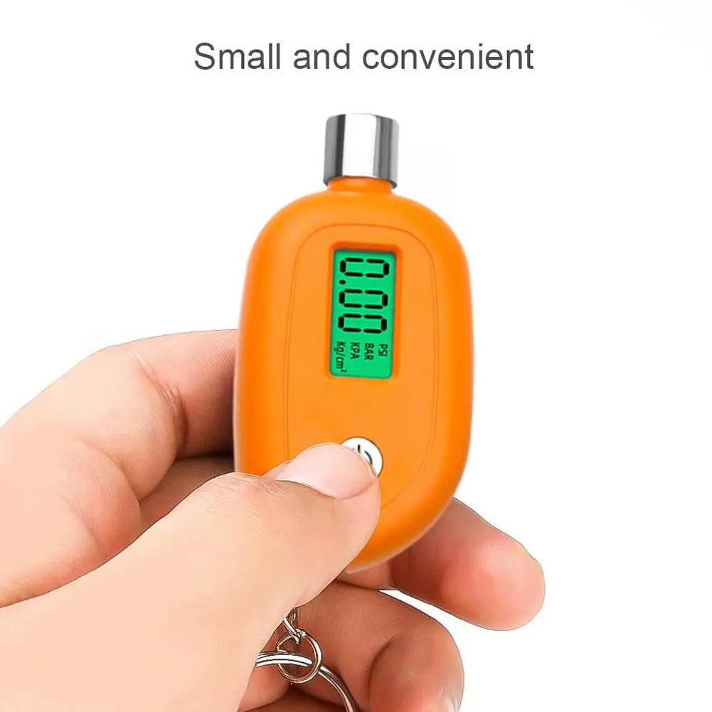 Mini Tire Gauge Digital With LCD Display Car Tire Air Safety Motorcycle Tools Alarm Tire Testing Tester Meter Pressure Auto Tool